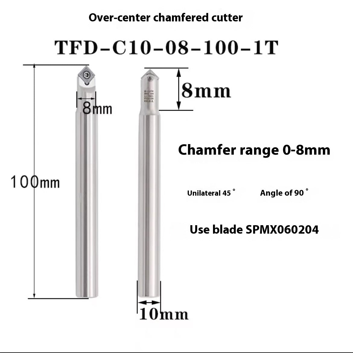 1144-Shedding type fixed-point chamfering cutter 30 degree 45 degree 60 degree chamfering cutter bar SSK/SSP/TCM/SSY/SSO/SSH Shandong Denso Pricision Tools Co.,Ltd.